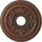 Ekena Millwork Baltimore PVC Medallion (Canopies up to 6 1/2"), 16"OD x 3 1/2"ID x 1"P, Metallic Rust CMP16BADRU - alternate 1
